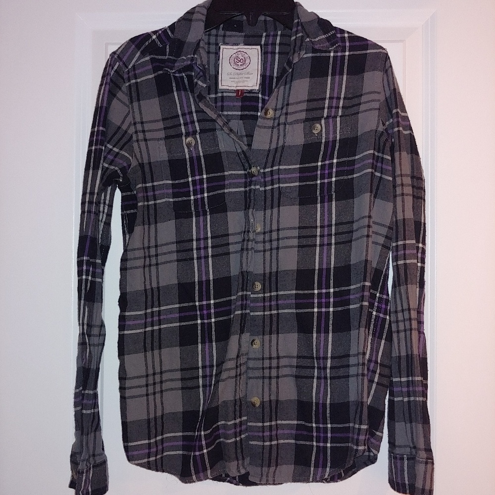 Flannel button down